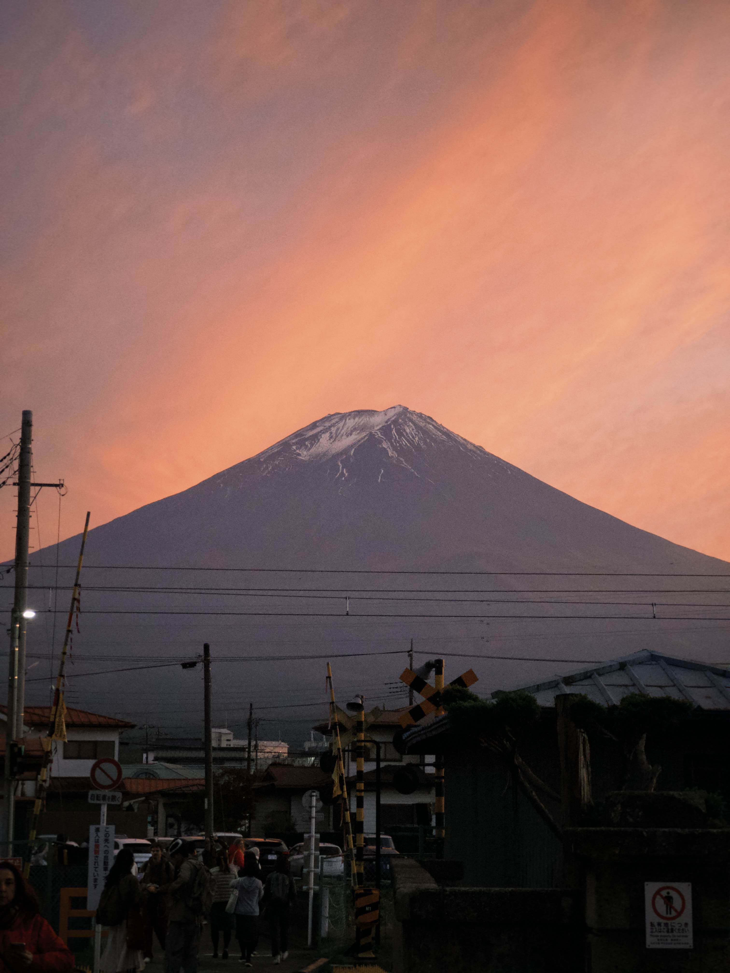 Sunset of Mount Fuji